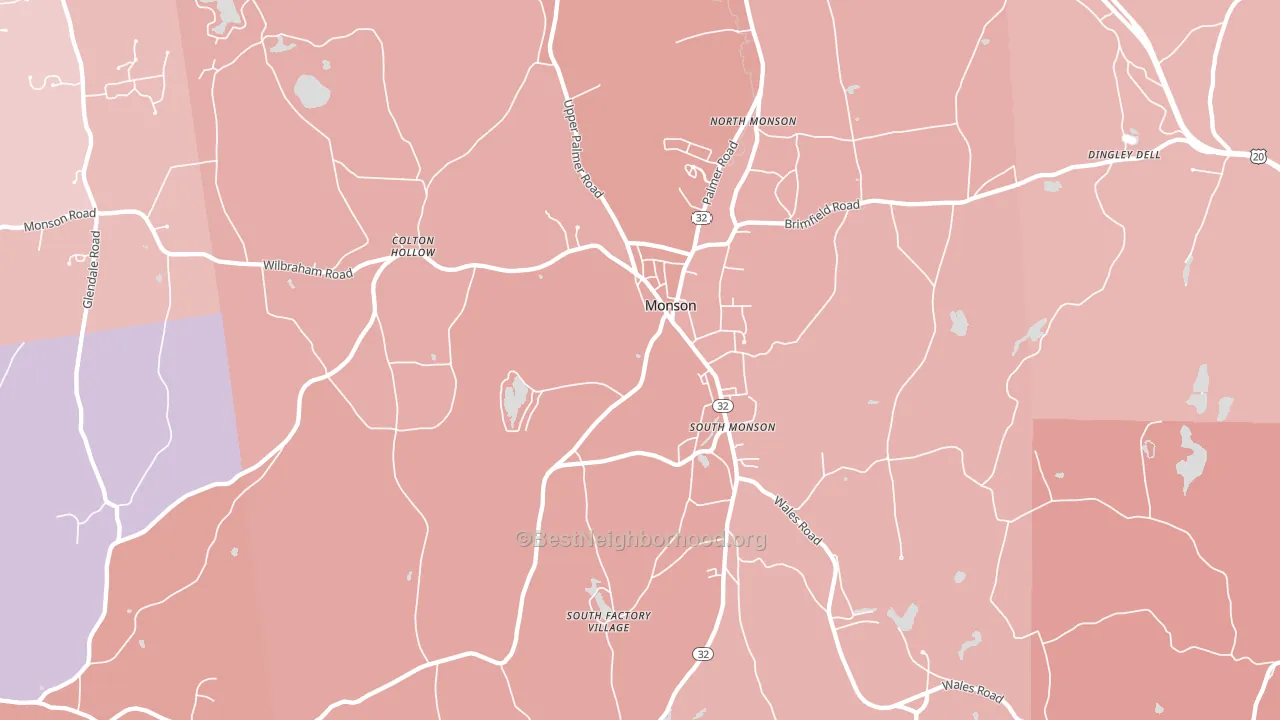 01057, MA block-group political-lean map
