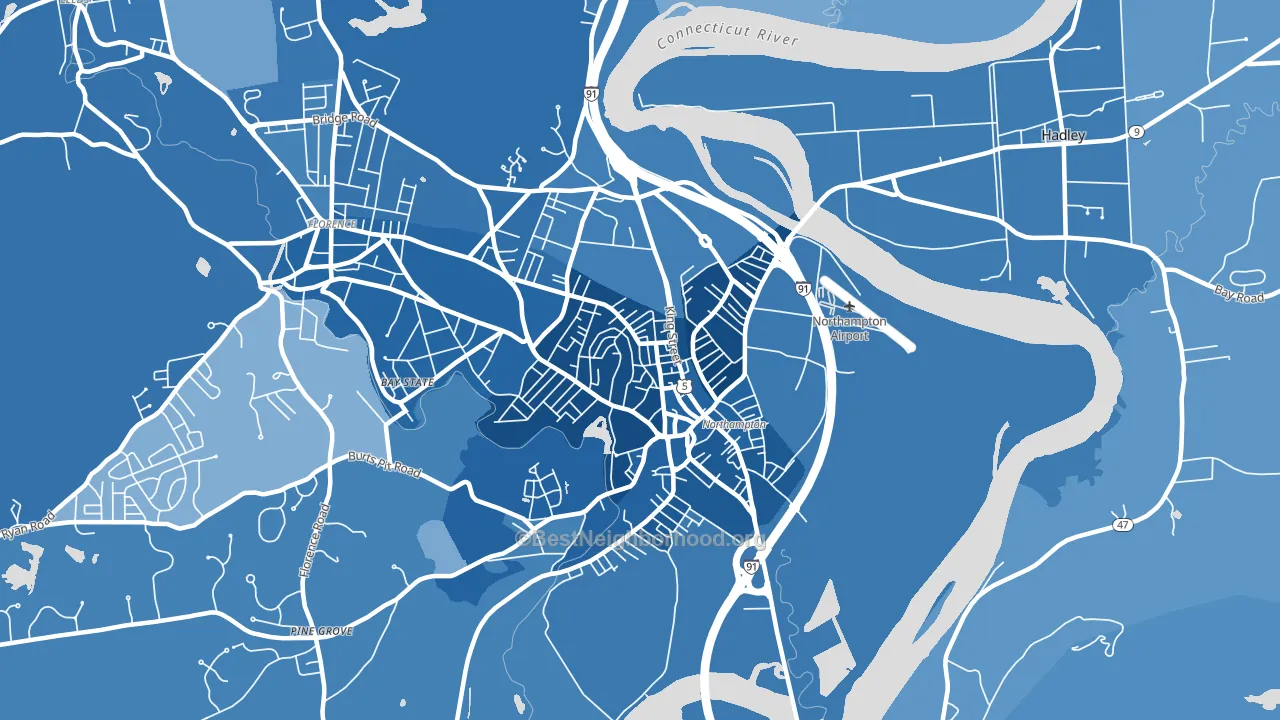 01060, MA block-group political-lean map
