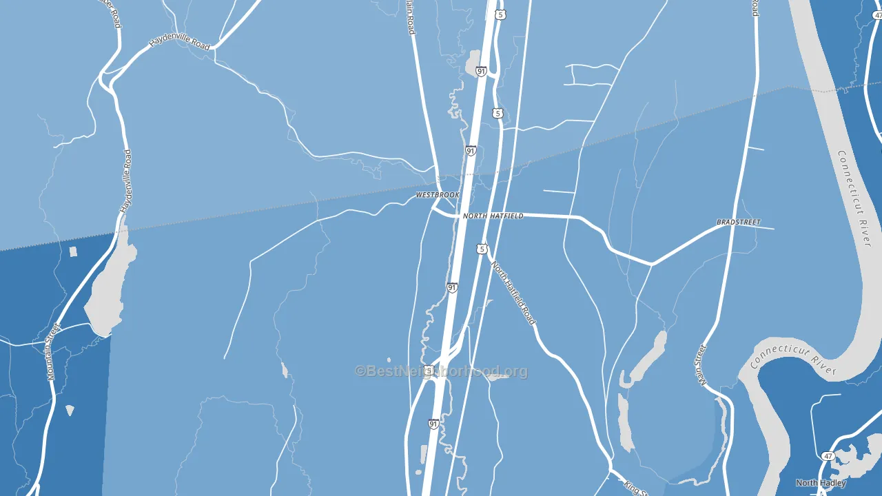 01066, MA block-group political-lean map