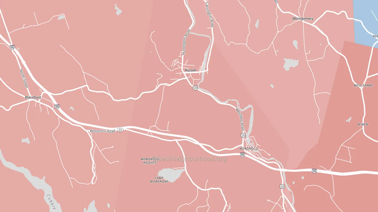 01071, MA block-group political-lean map