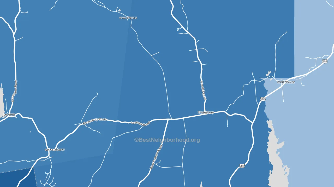 01072, MA block-group political-lean map