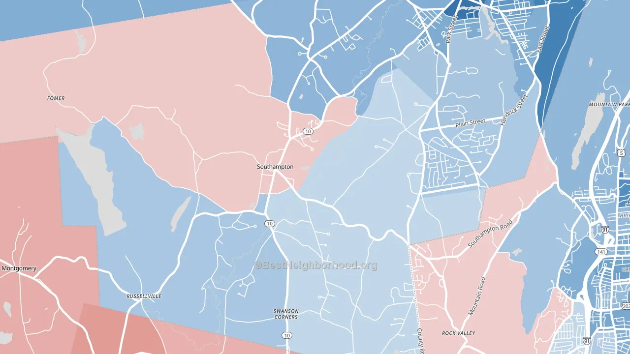 01073, MA block-group political-lean map