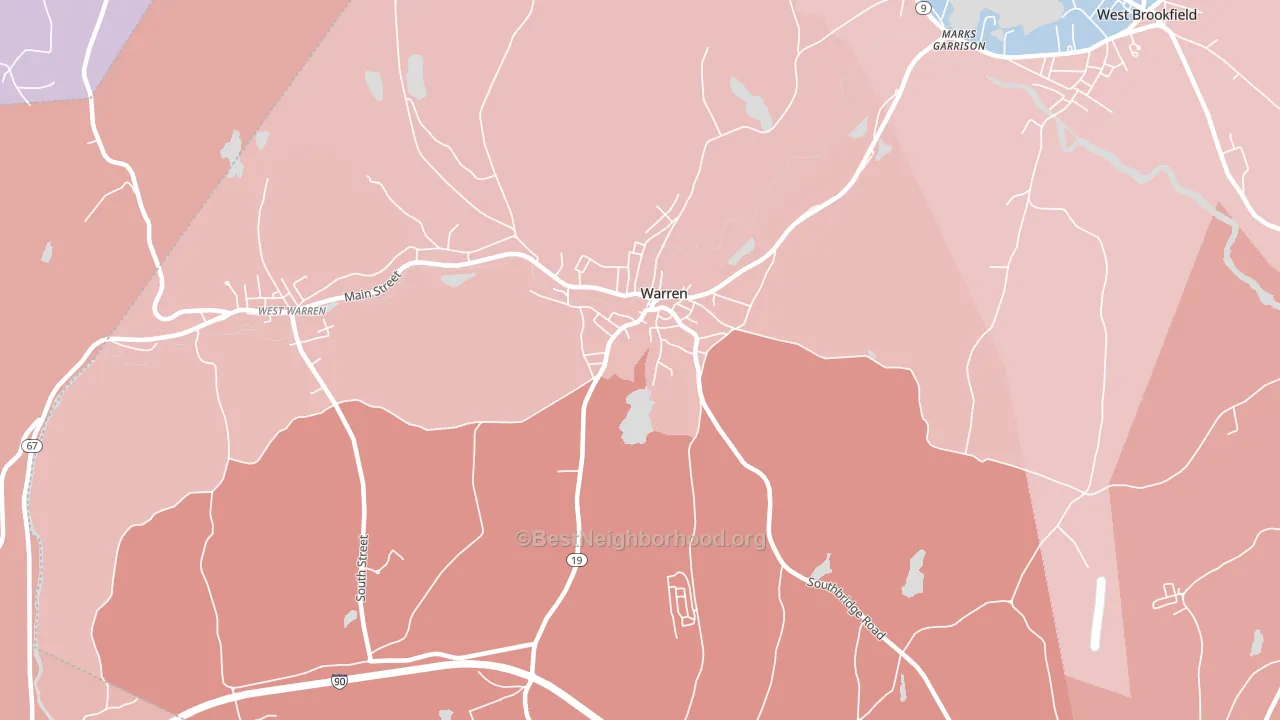01083, MA block-group political-lean map