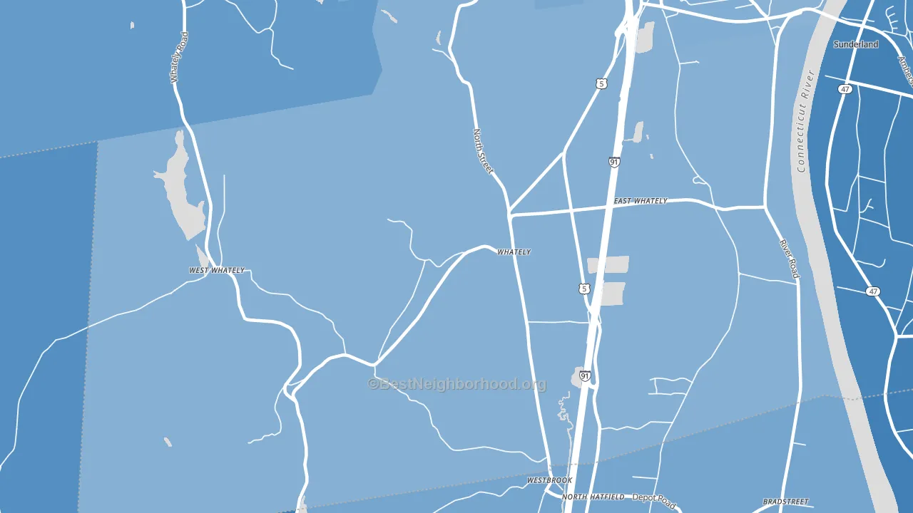 01093, MA block-group political-lean map