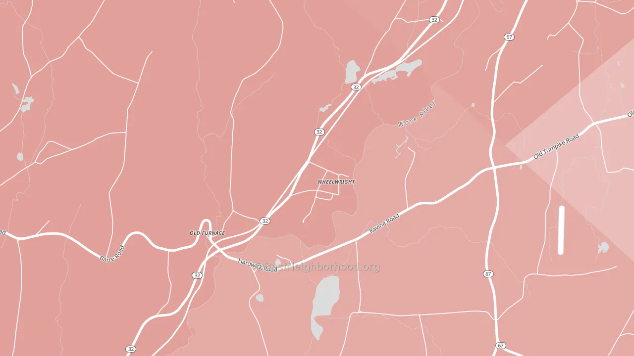01094, MA block-group political-lean map
