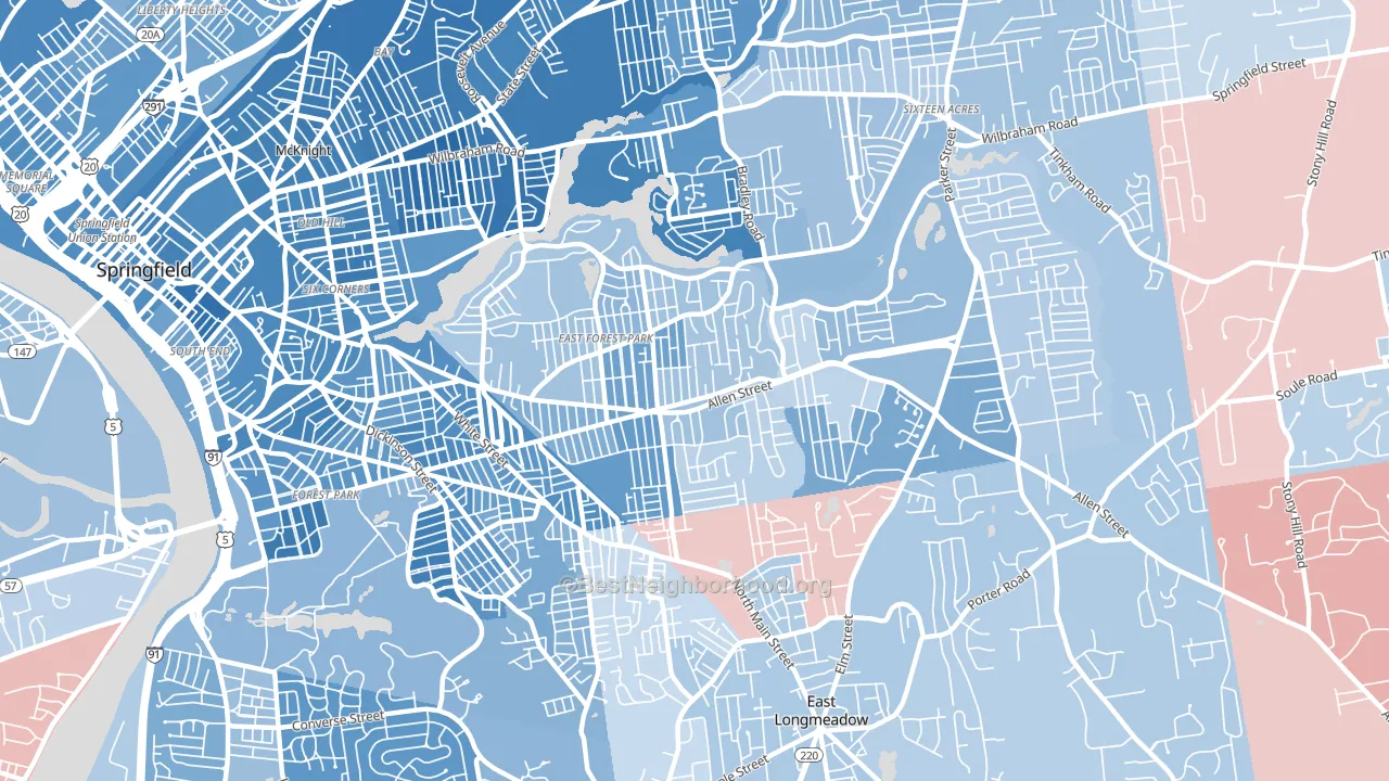 01118, MA block-group political-lean map