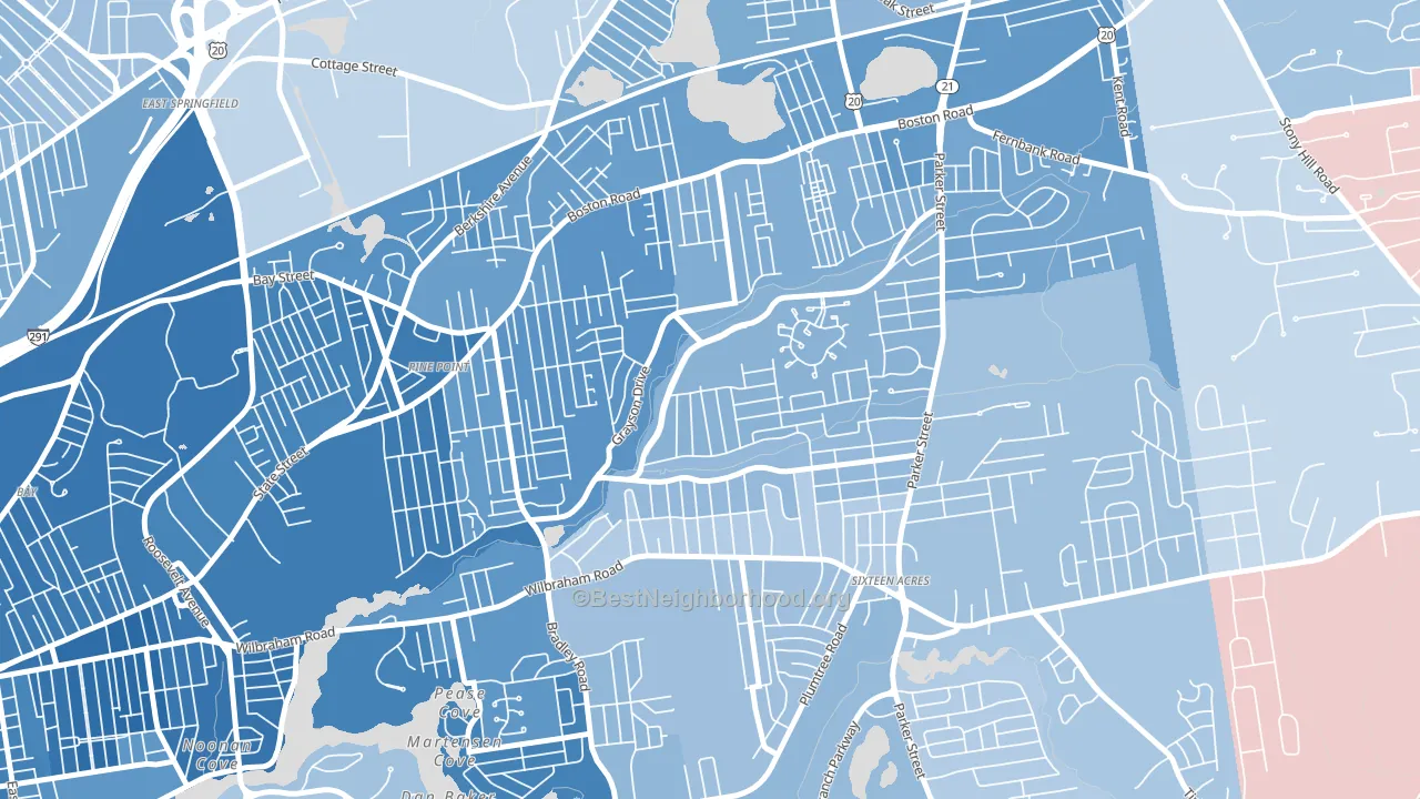 01119, MA block-group political-lean map