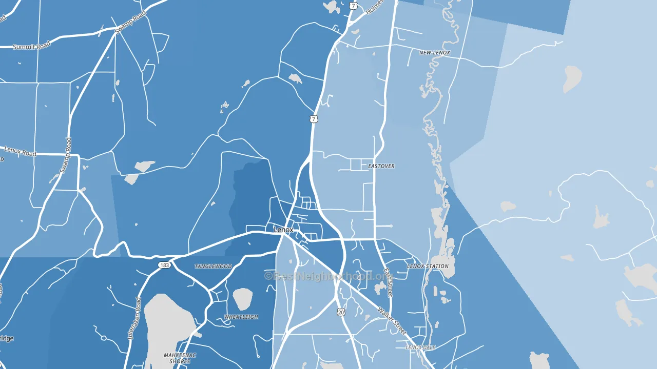 01240, MA block-group political-lean map