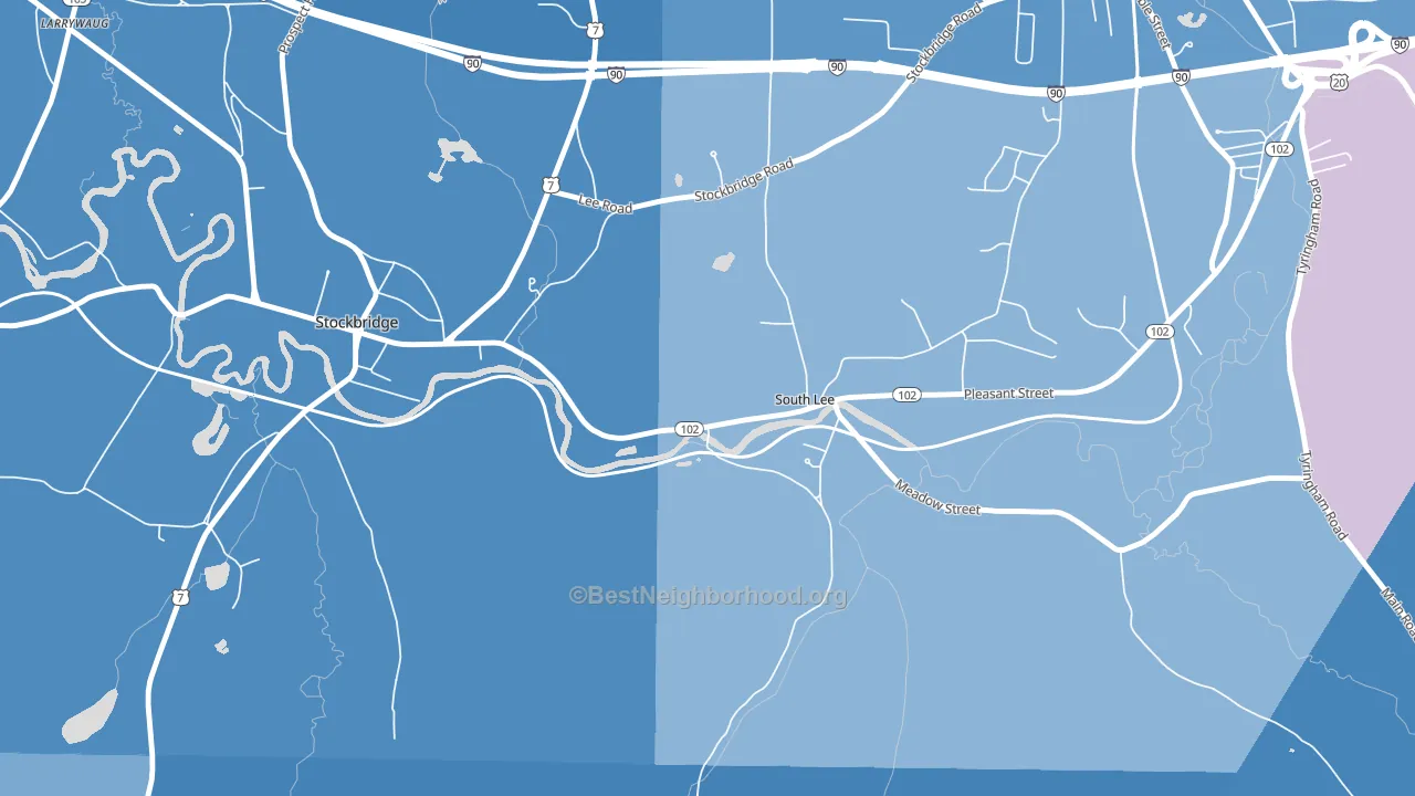 01260, MA block-group political-lean map