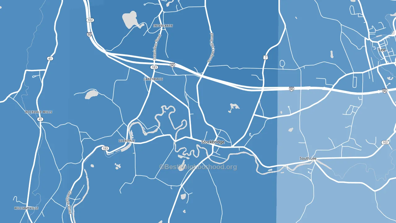 01262, MA block-group political-lean map