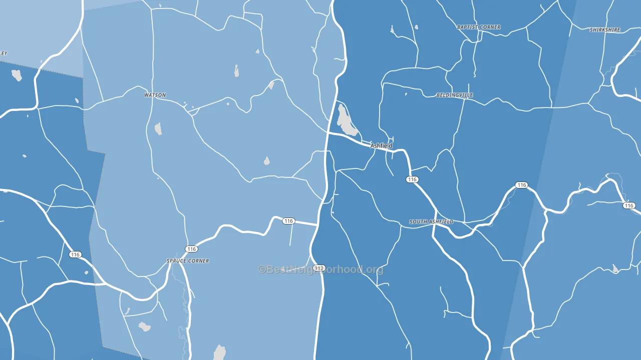 01330, MA block-group political-lean map