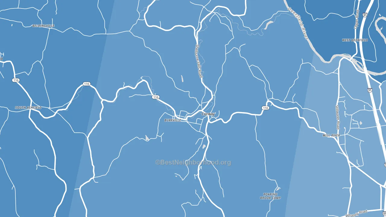 01341, MA block-group political-lean map