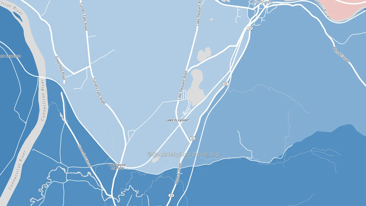 01347, MA block-group political-lean map