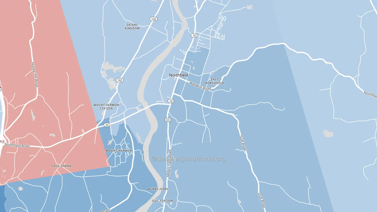 01360, MA block-group political-lean map