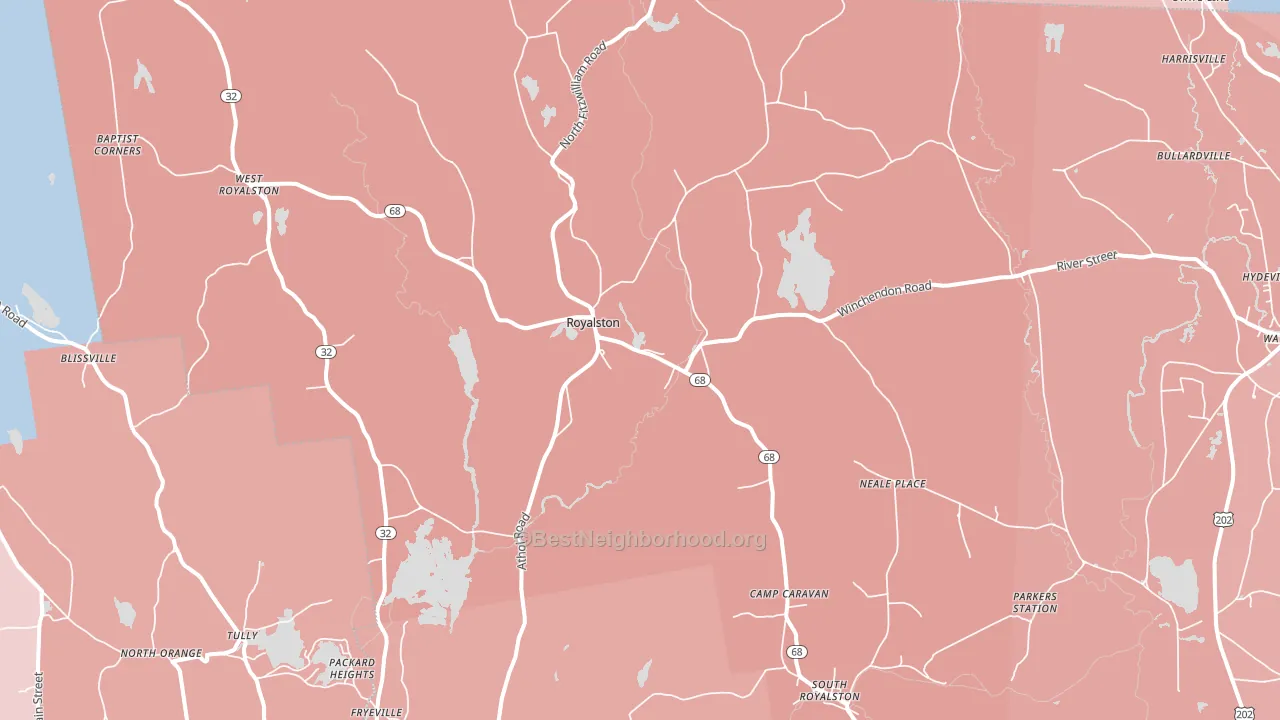 01368, MA block-group political-lean map