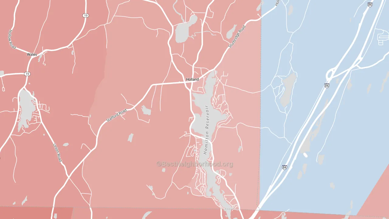 01521, MA block-group political-lean map