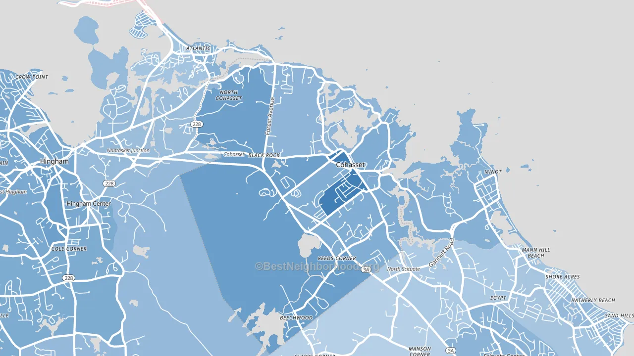 02025, MA block-group political-lean map