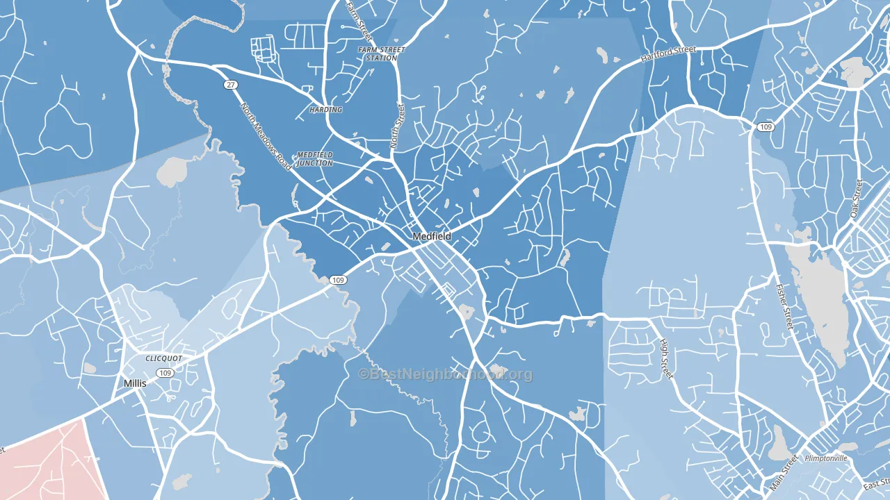 02052, MA block-group political-lean map