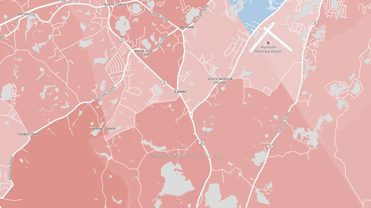 02330, MA block-group political-lean map