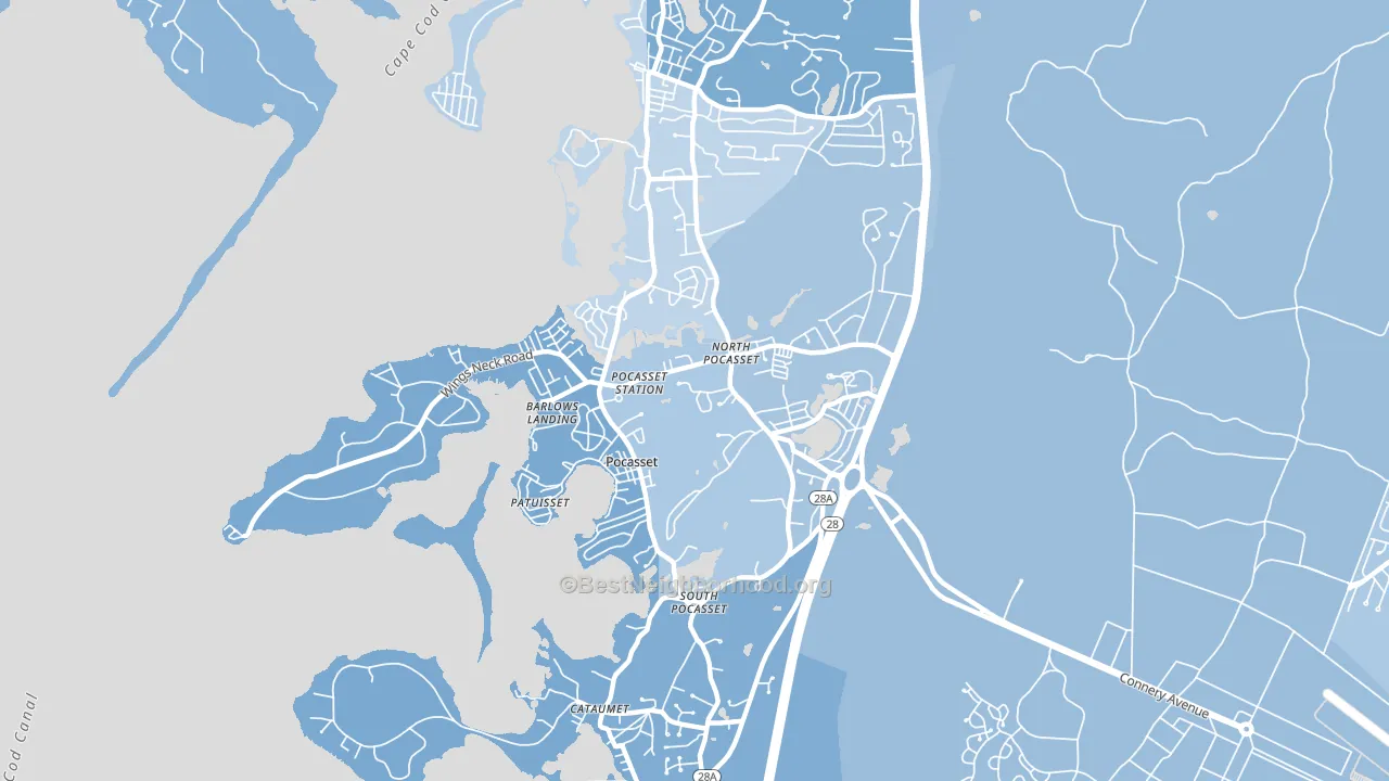 02559, MA block-group political-lean map