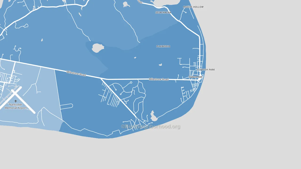 02564, MA block-group political-lean map