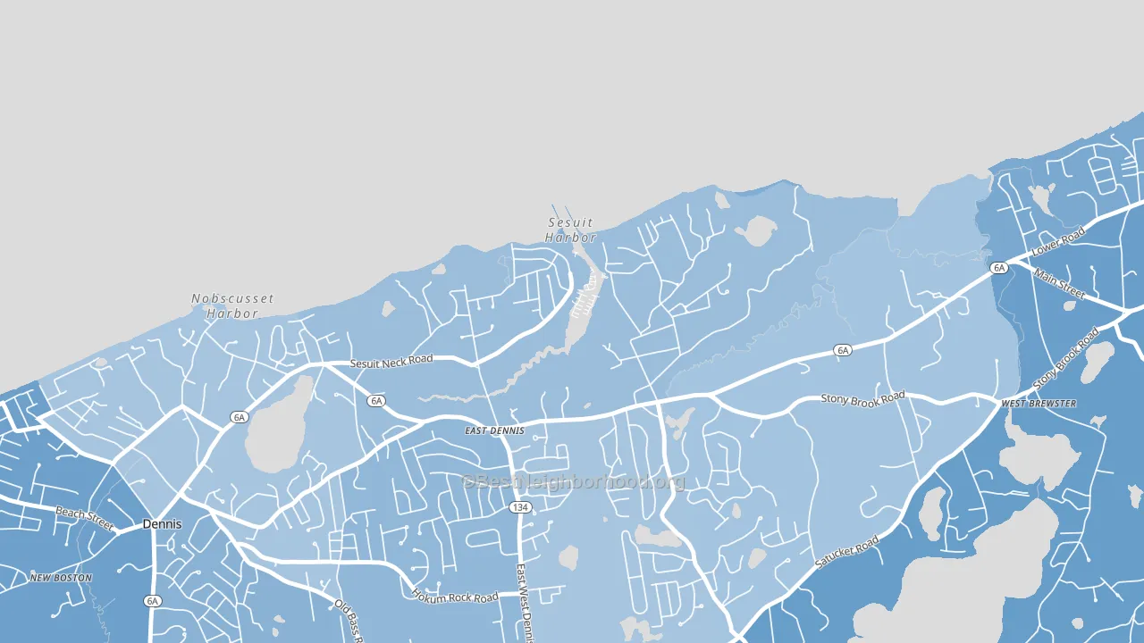 02641, MA block-group political-lean map