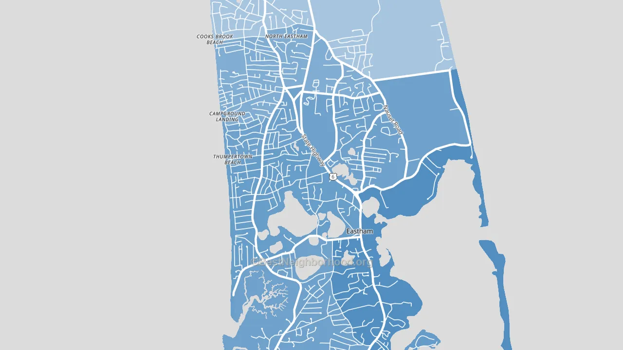 02642, MA block-group political-lean map