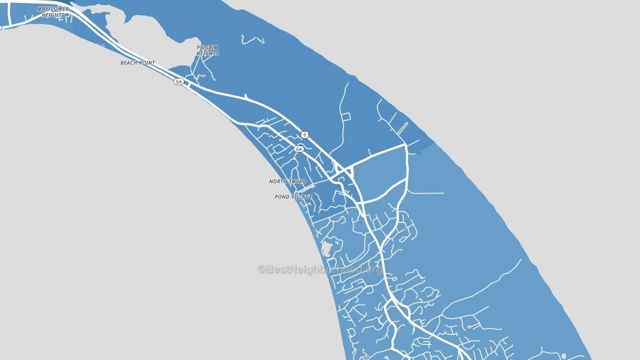 02652, MA block-group political-lean map