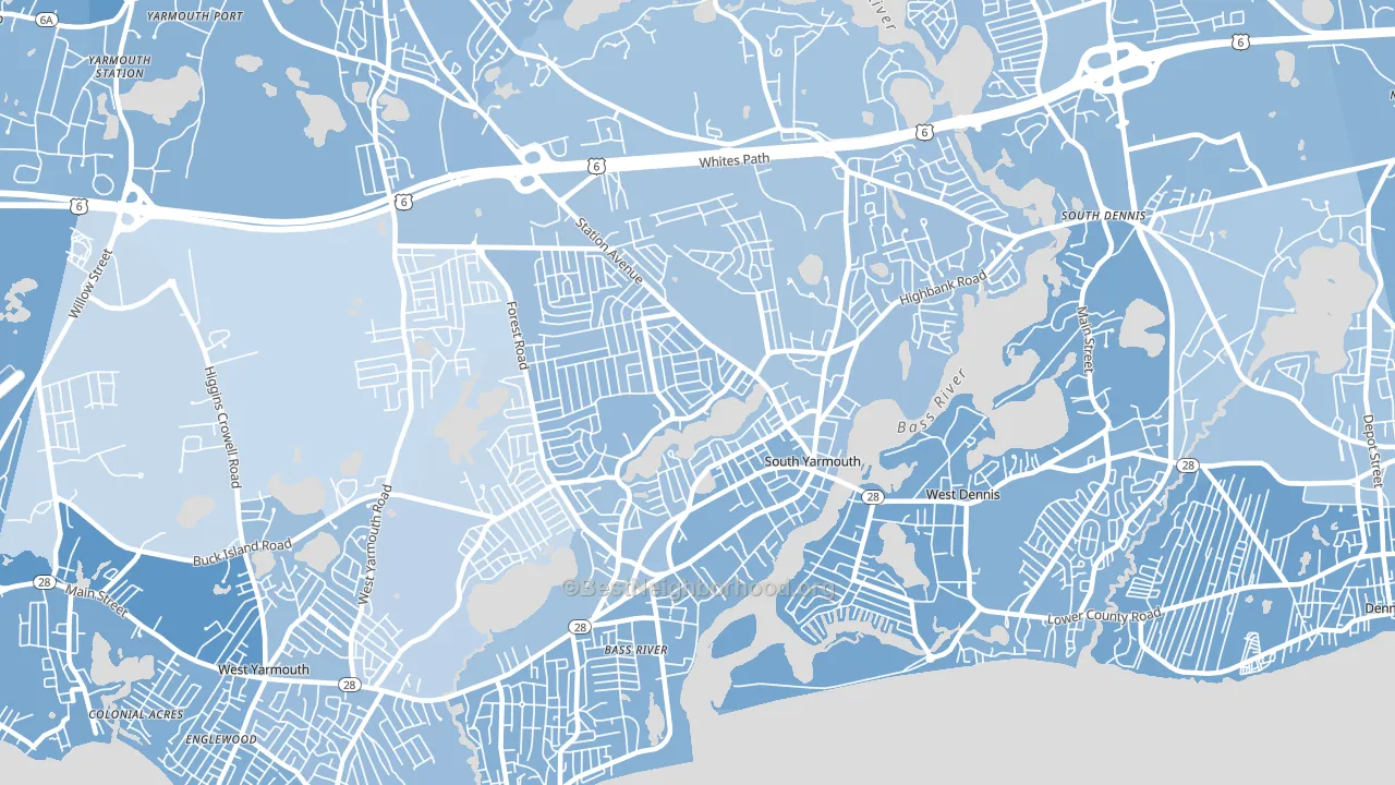 02664, MA block-group political-lean map