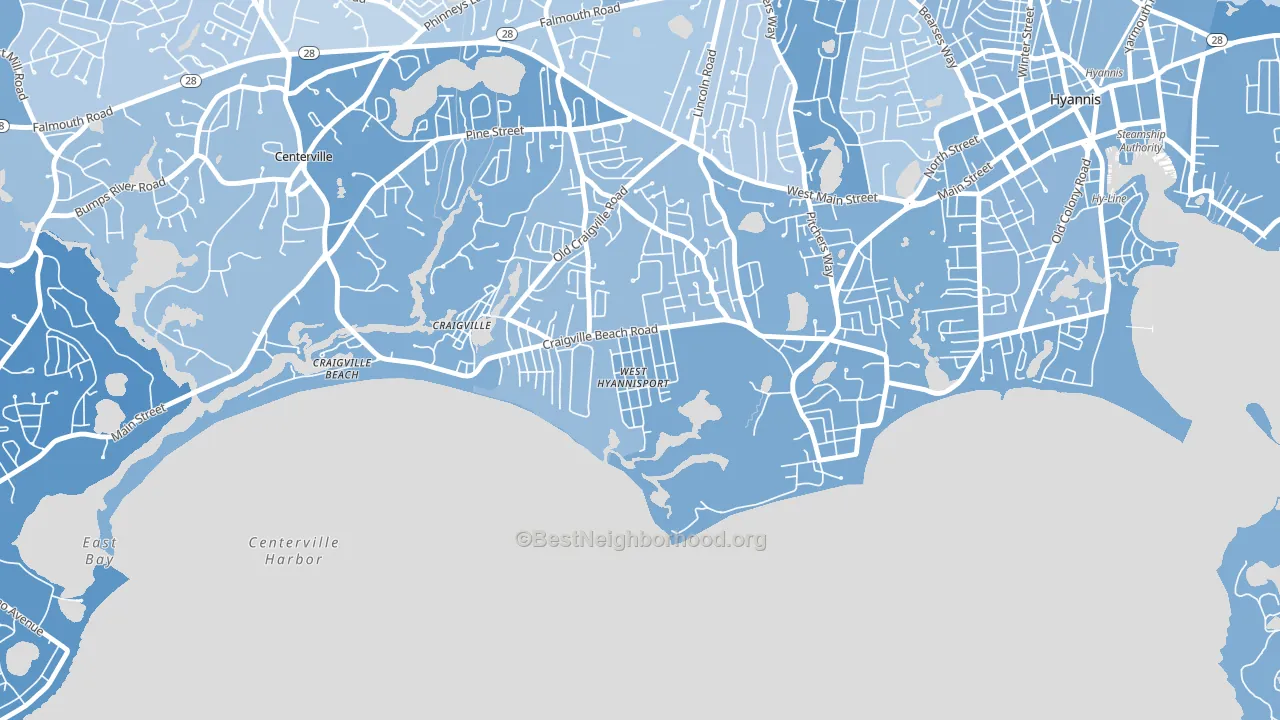 02672, MA block-group political-lean map