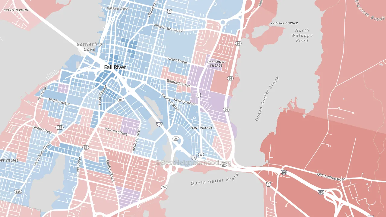 02723, MA block-group political-lean map