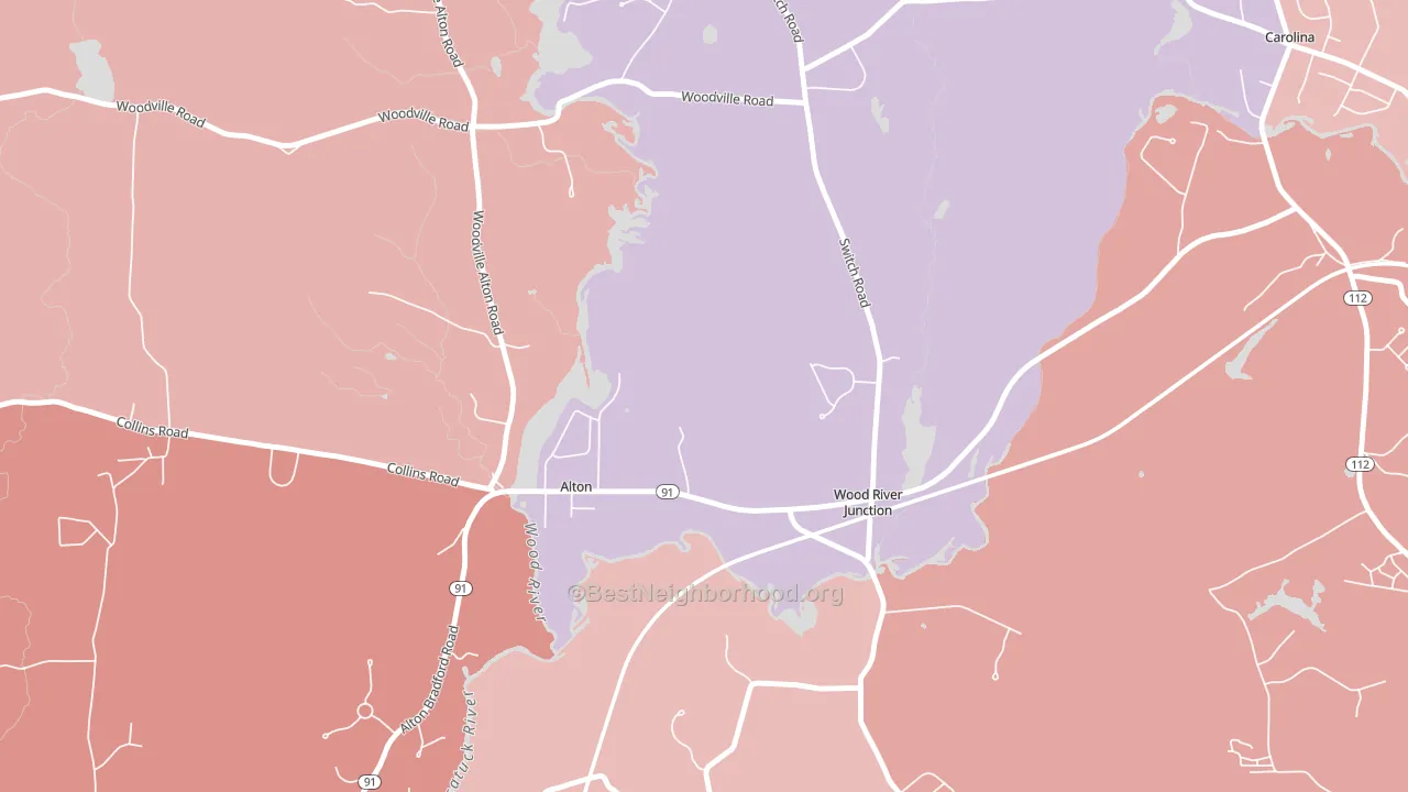 02894, RI block-group political-lean map