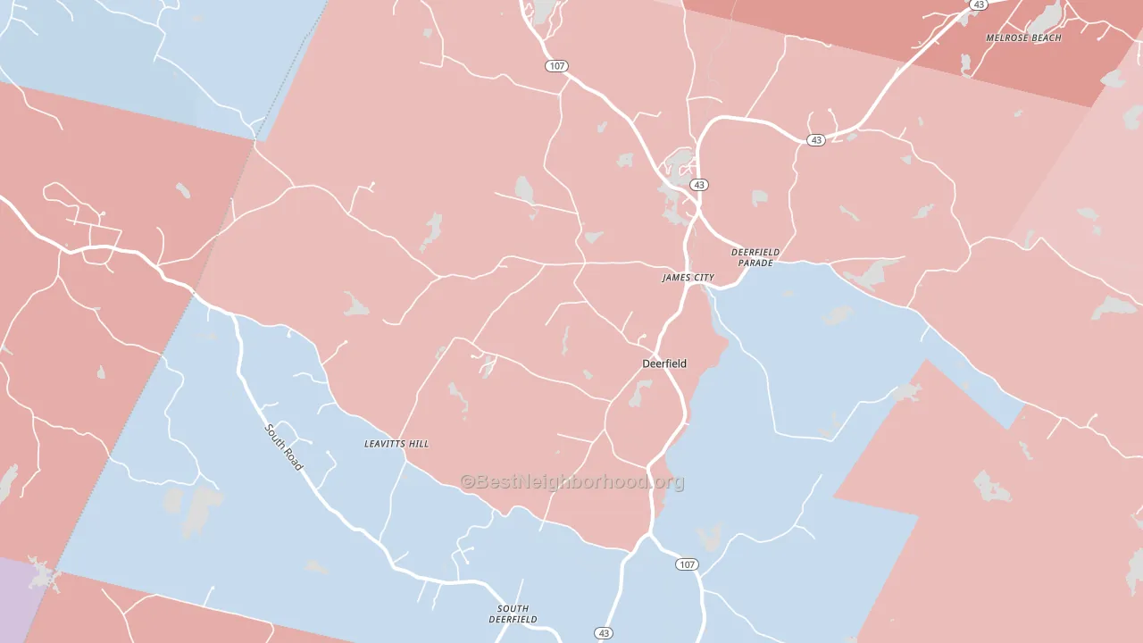 03037, NH block-group political-lean map