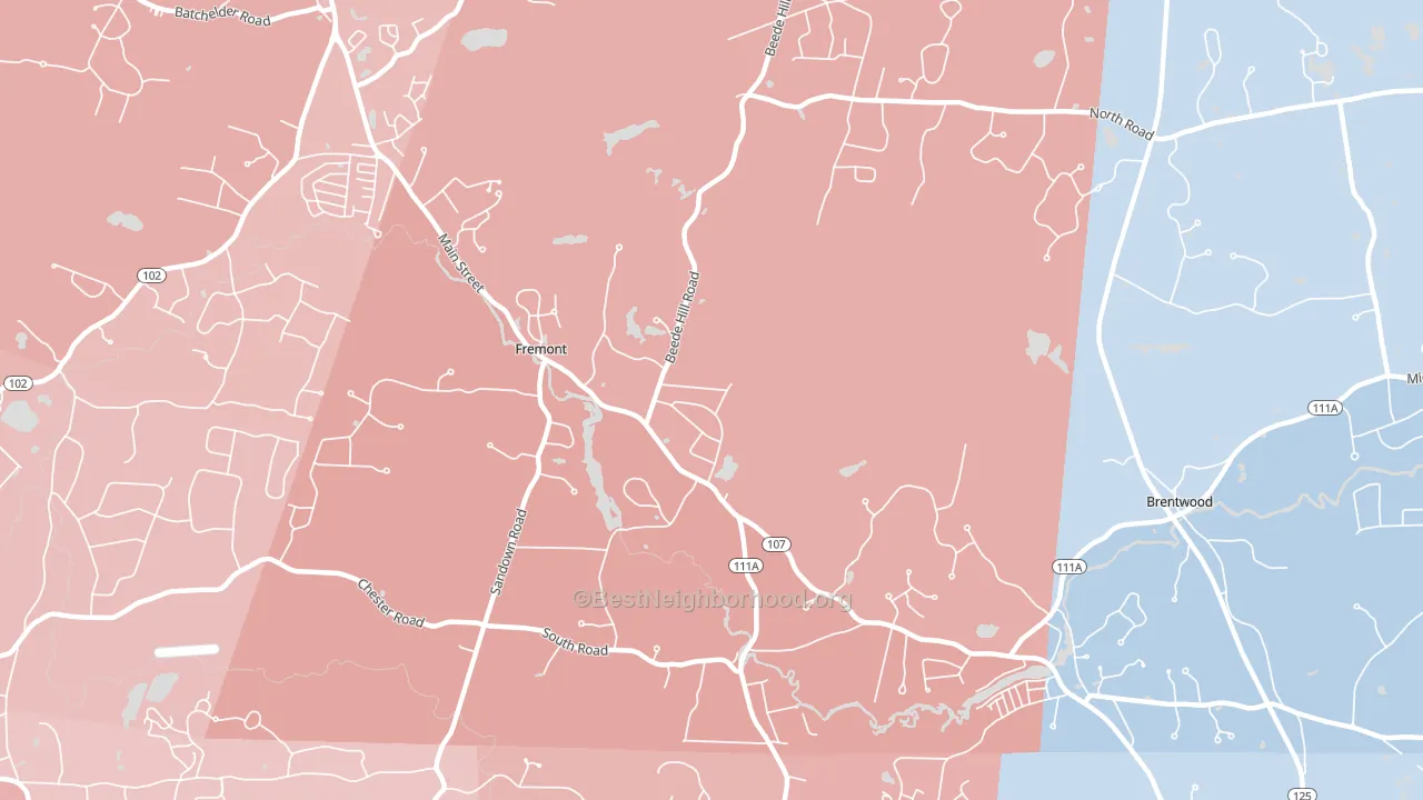 03044, NH block-group political-lean map