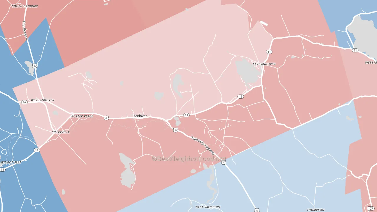 03216, NH block-group political-lean map