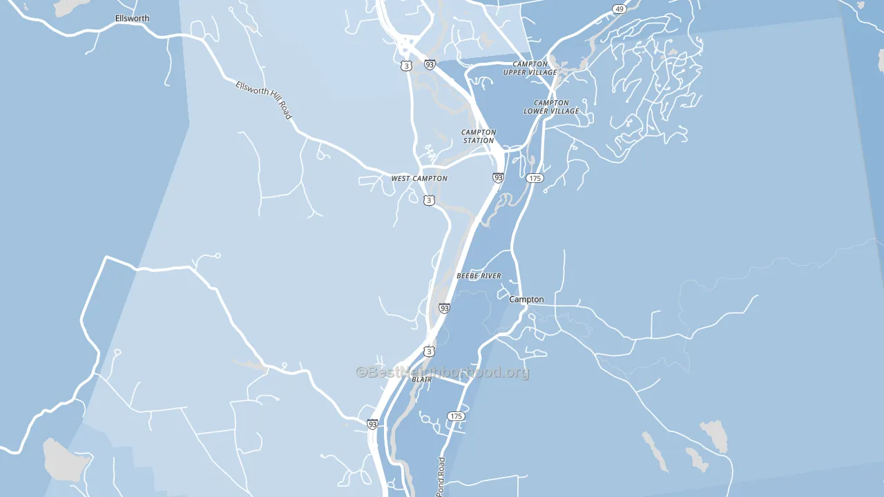 03223, NH block-group political-lean map