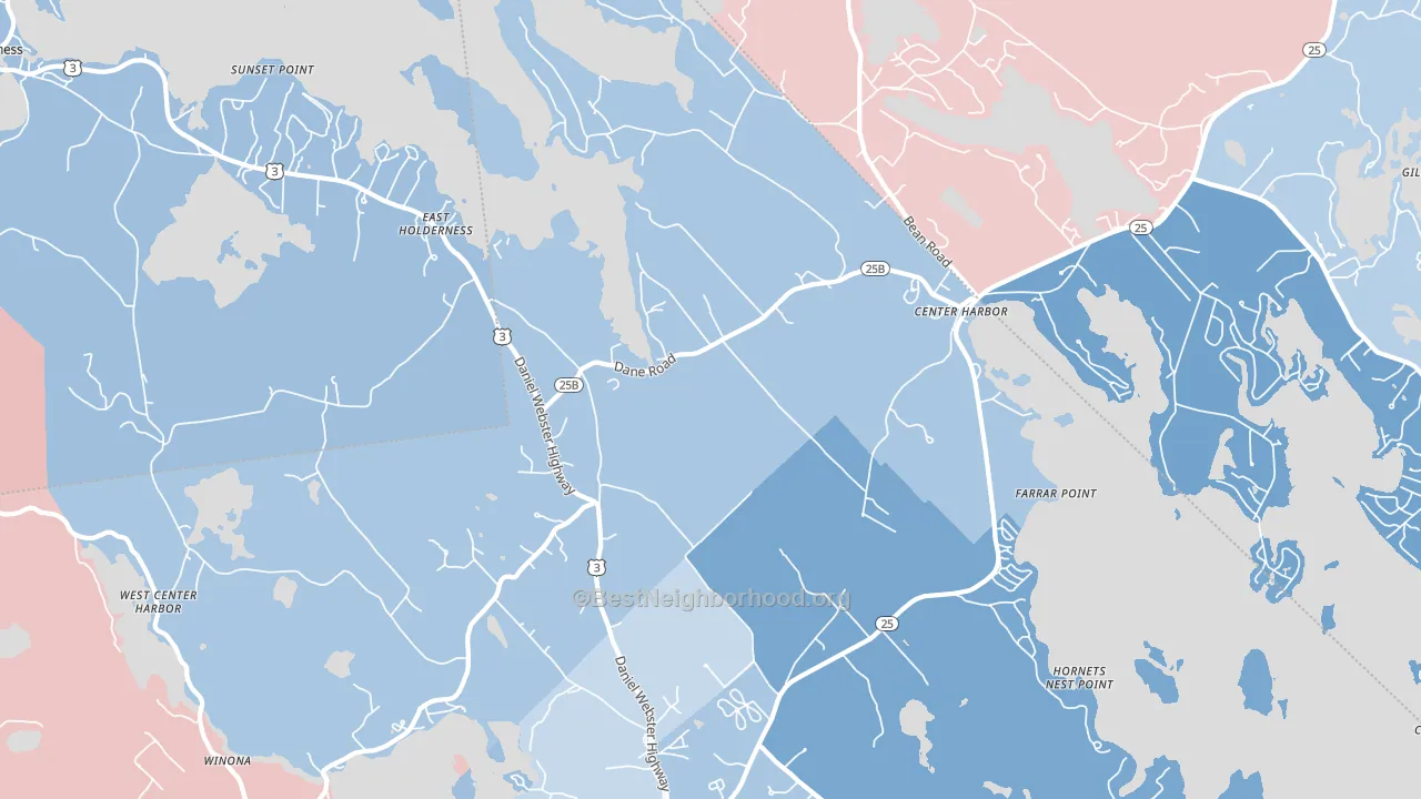03226, NH block-group political-lean map