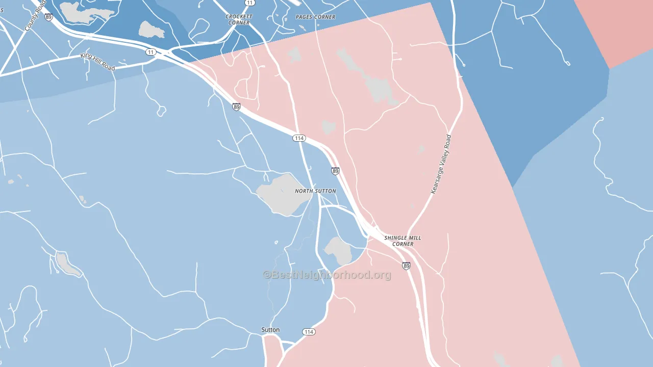 03260, NH block-group political-lean map