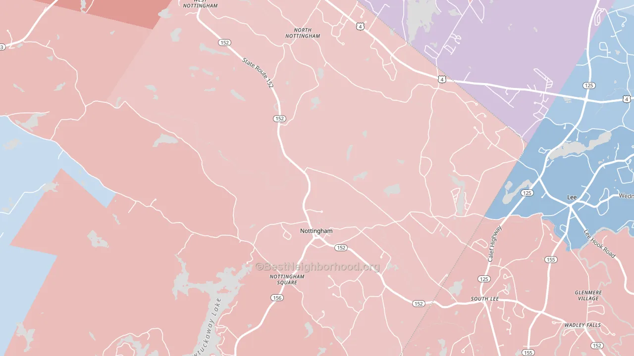 03290, NH block-group political-lean map