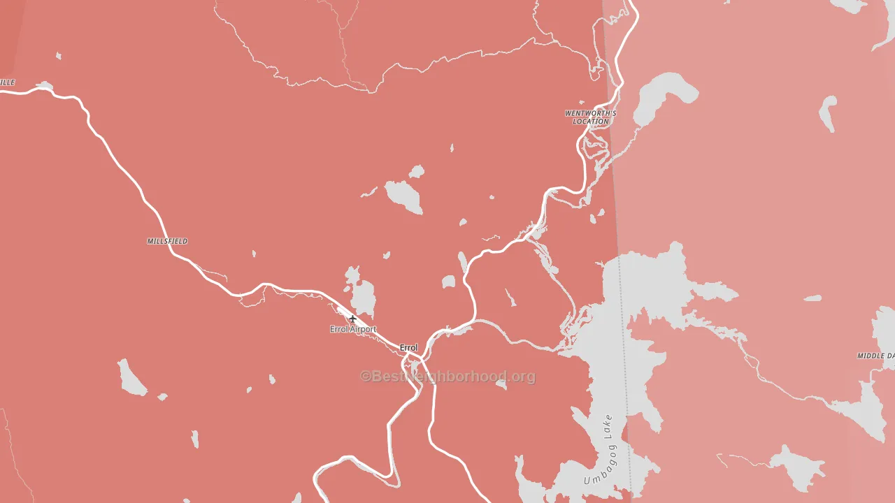 03579, NH block-group political-lean map