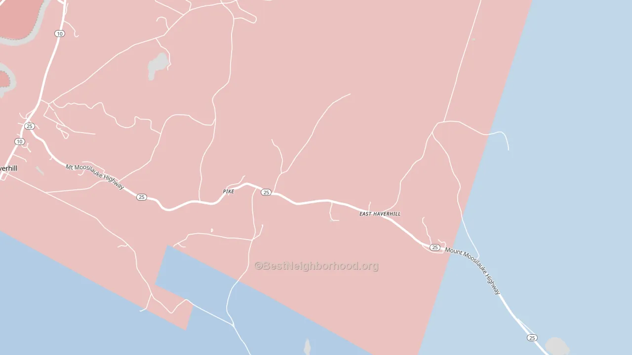 03780, NH block-group political-lean map
