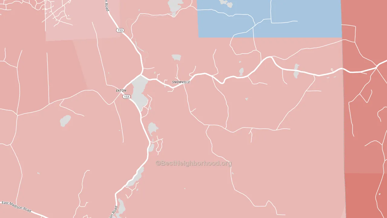 03832, NH block-group political-lean map