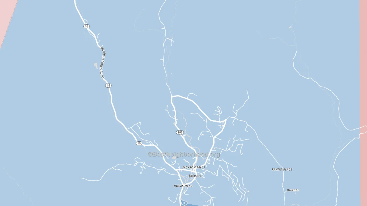 03846, NH block-group political-lean map