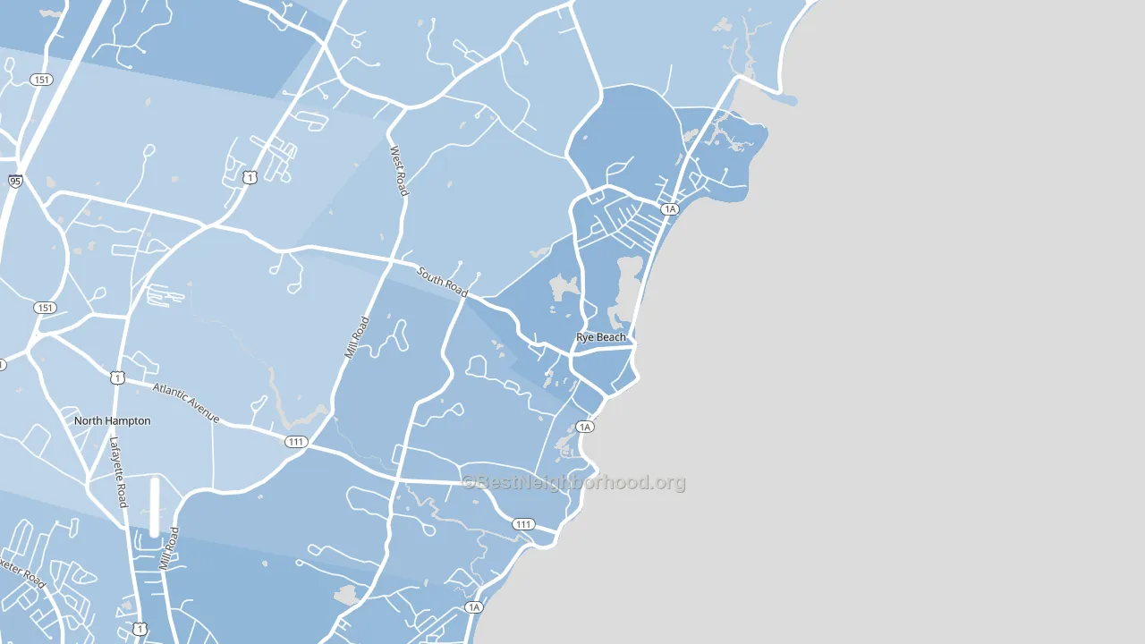 03871, NH block-group political-lean map