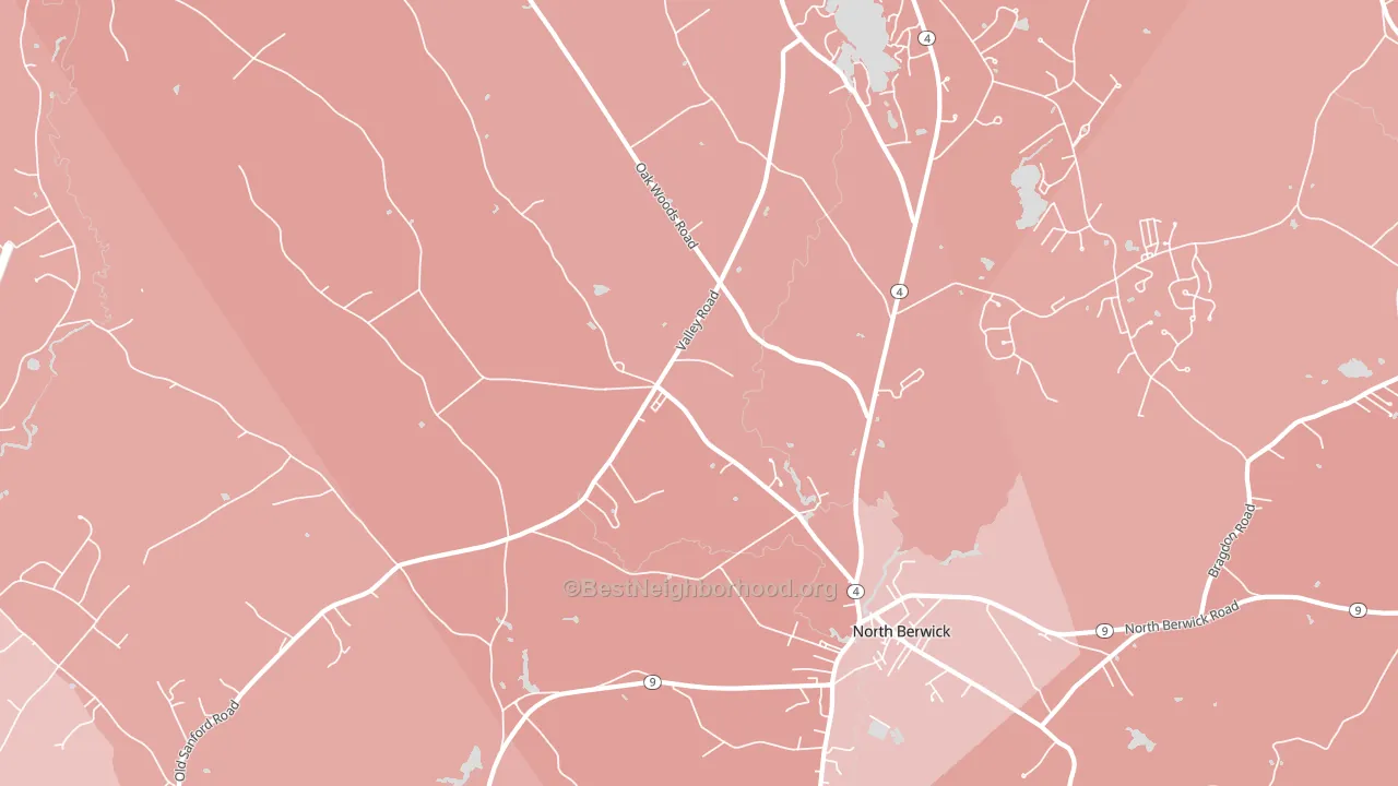 03906, ME block-group political-lean map