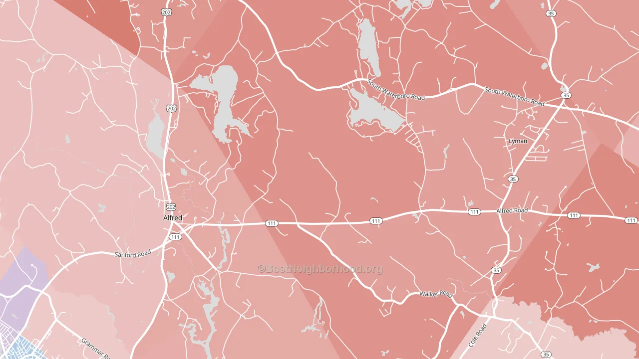 04002, ME block-group political-lean map