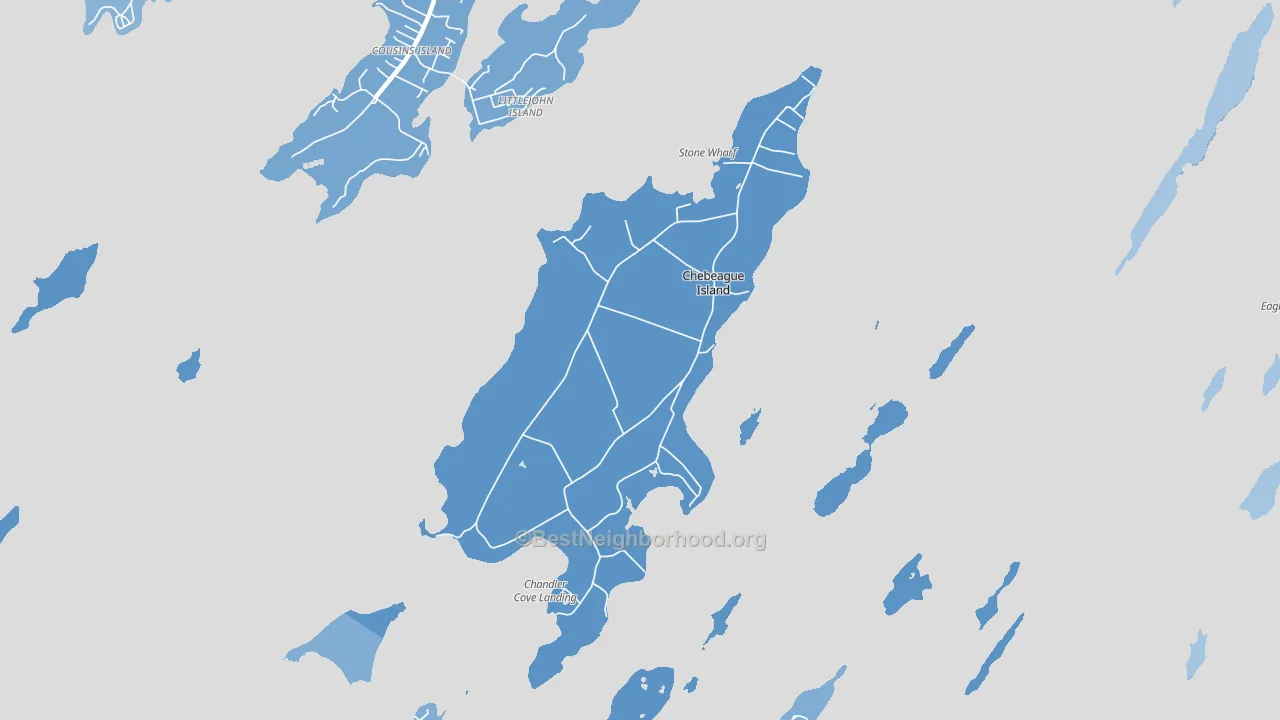 04017, ME block-group political-lean map