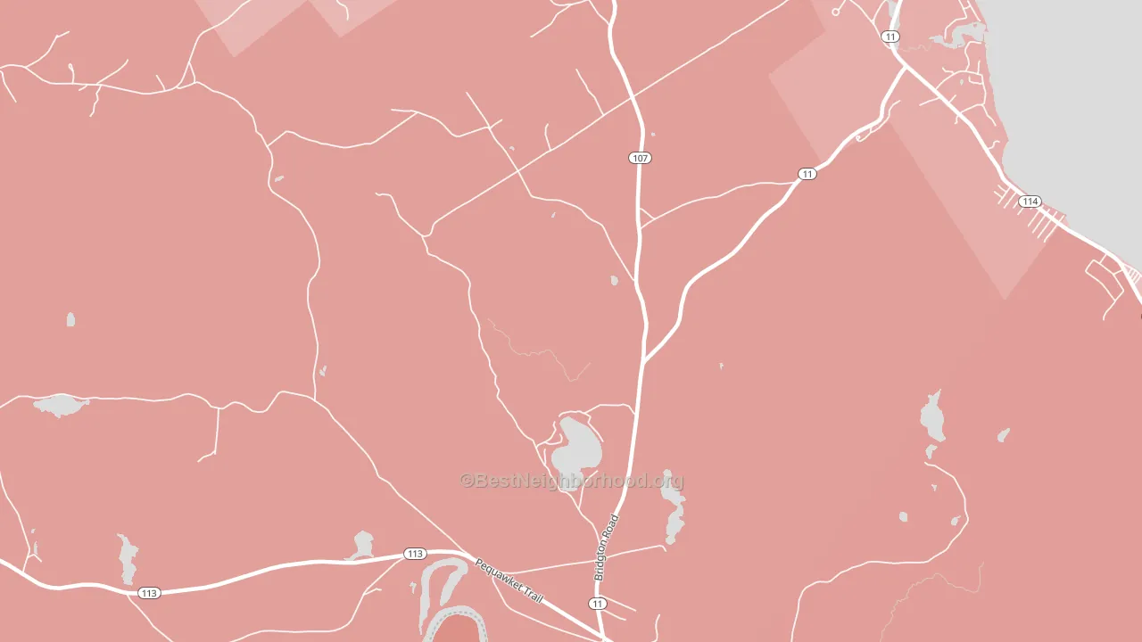 04024, ME block-group political-lean map