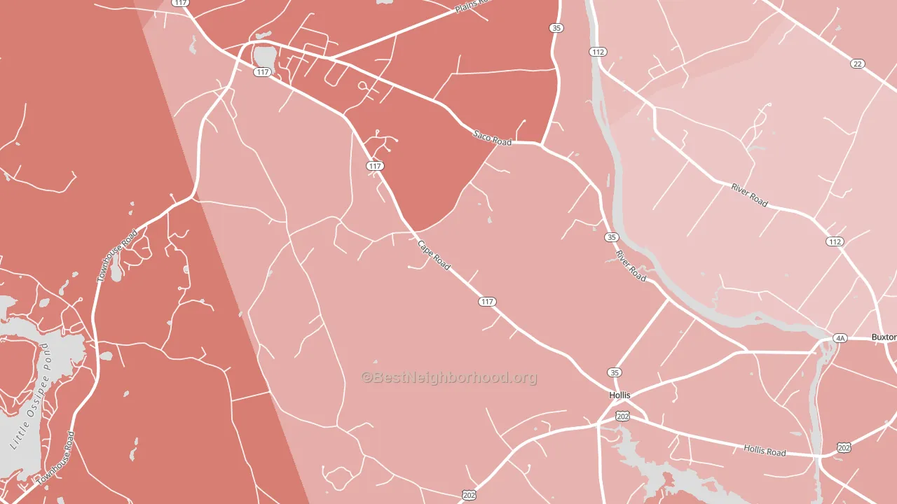 04042, ME block-group political-lean map
