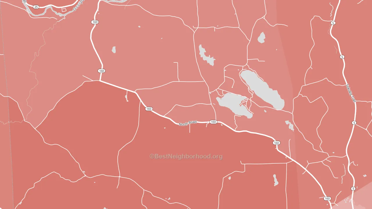 04047, ME block-group political-lean map